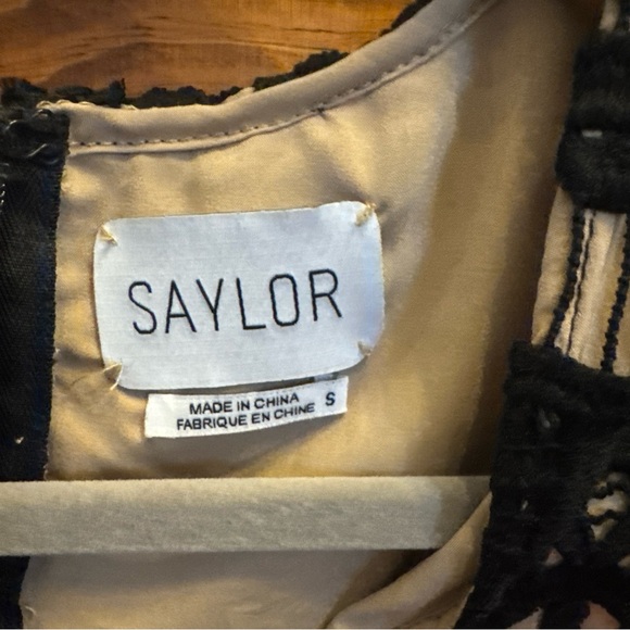 Saylor Black Lace Fully Lined Romper S - Picture 5 of 11